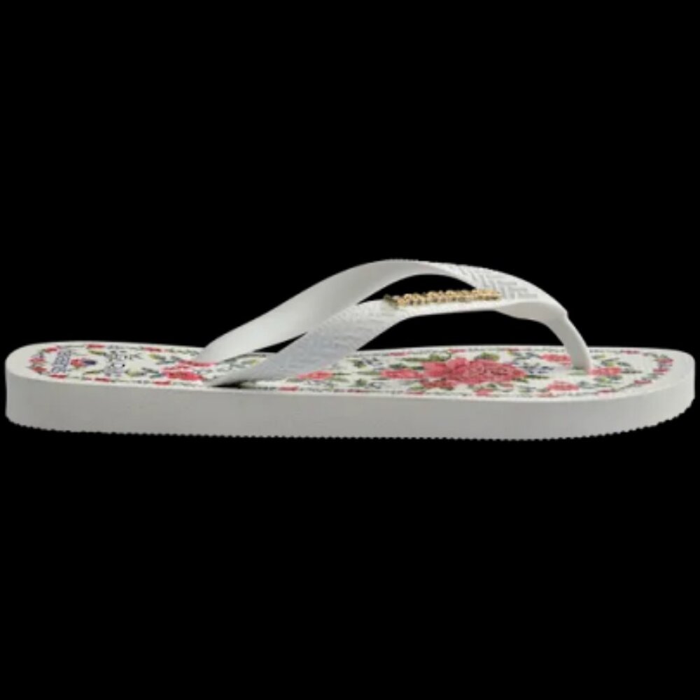 NEW FARM Rio Havaianas Flower Tapestry Top Flip Flops - Picture 5 of 8
